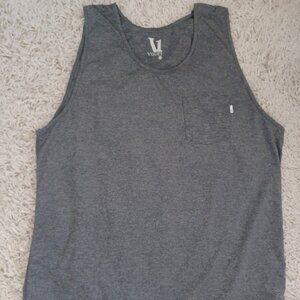 Vuori Men’s XL Gray Performance Athletic Tank Top Gym Yoga Sleeveless Shirt